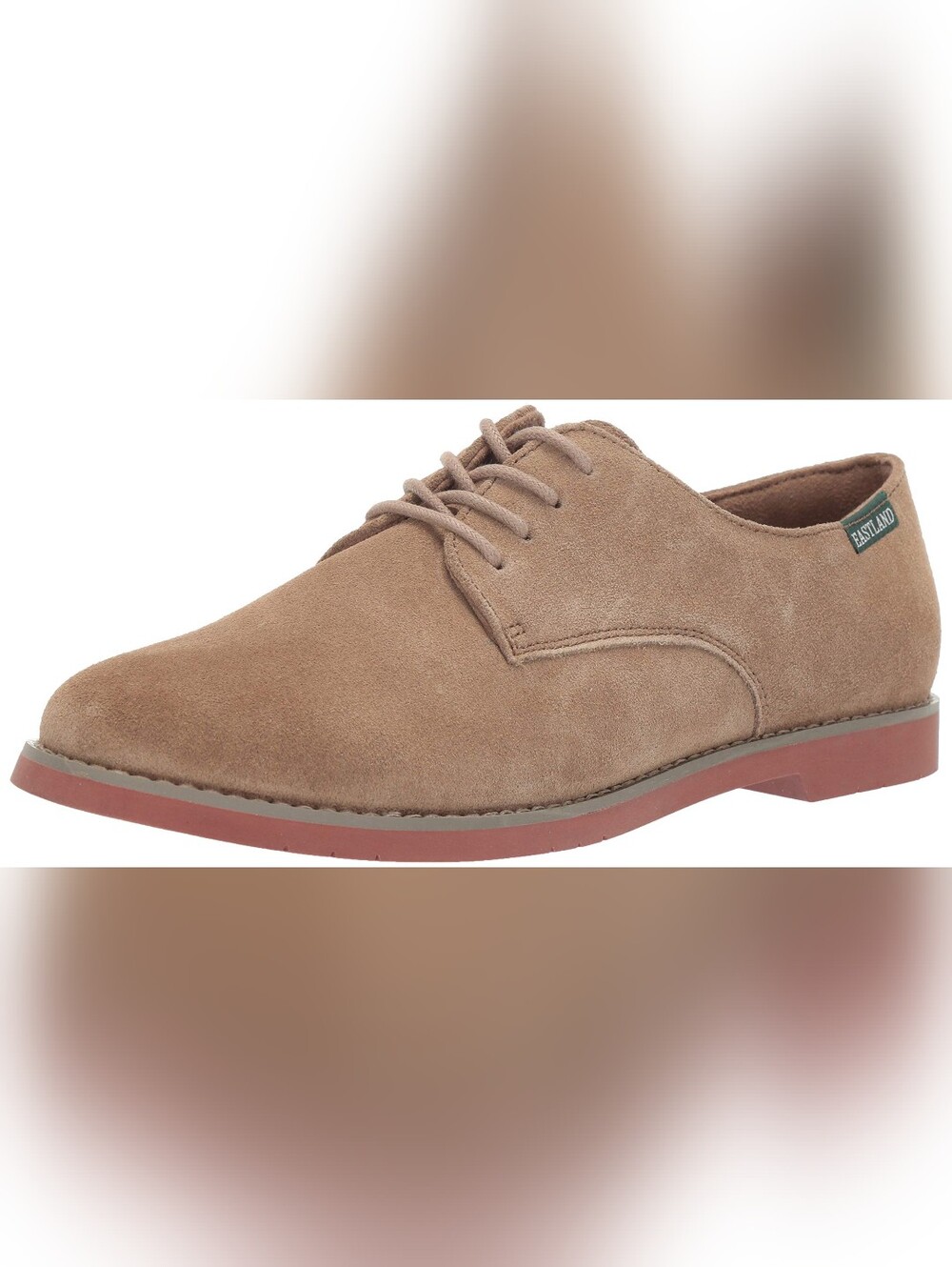 Eastland Women's Suede Bucksport Oxford Sneaker Dark Khaki/Tan/Brown, 8M